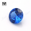 venta al por mayor de forma redonda 119 # piedra preciosa de espinela azul sintética de 10 mm
