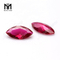 9x18mm piedras preciosas facetadas talla marquesa rubí sangre gemas corindón