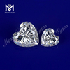 Top Machine Cut Clear White moissanite diamante Piedra Corazón Moissanites sueltos
