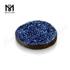 Ágata Druzy Cabujón Chapado Druzy Ágata Forma ovalada Druzy Ágata Cuentas