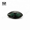 Piedra preciosa suelta #152 Marquise Cut Piedra de espinela sintética verde oscuro