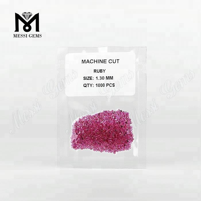 Precio de esmeralda de piedras preciosas pequeñas creadas en laboratorio de 1,25 mm por quilate a la venta
