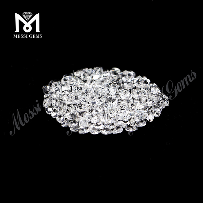 venta al por mayor forma de pera 3 * 4 gemas naturales topacio blanco