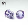 grandes piedras sueltas facetadas de corte ovalado color lavanda zirconia cúbica cz