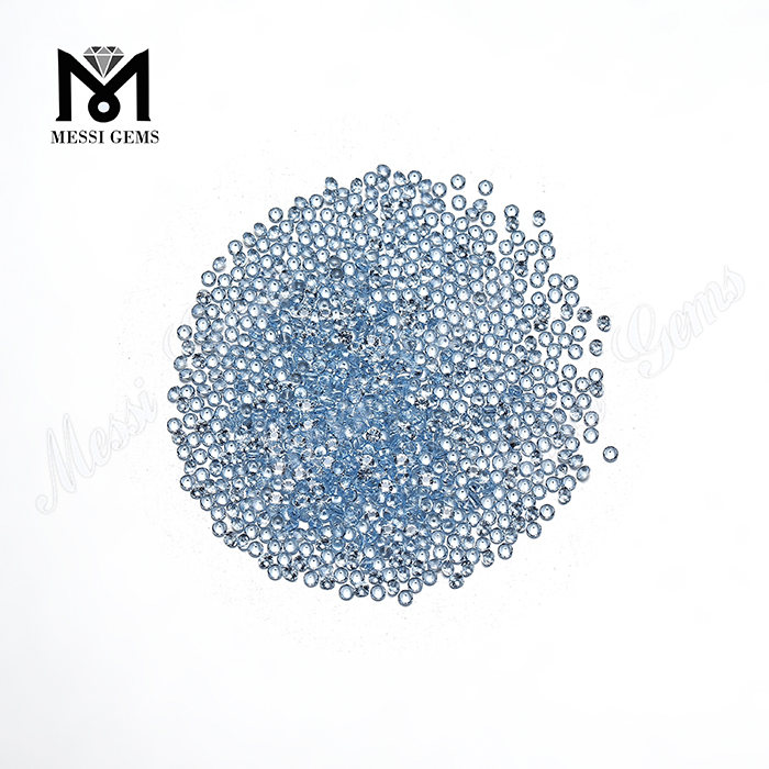 Precio de las acciones Ronda 1,5 mm azul cielo Nano gemas