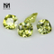 Piedra preciosa de cristal de peridoto cortada a máquina, piedra de cristal sintética a precio barato