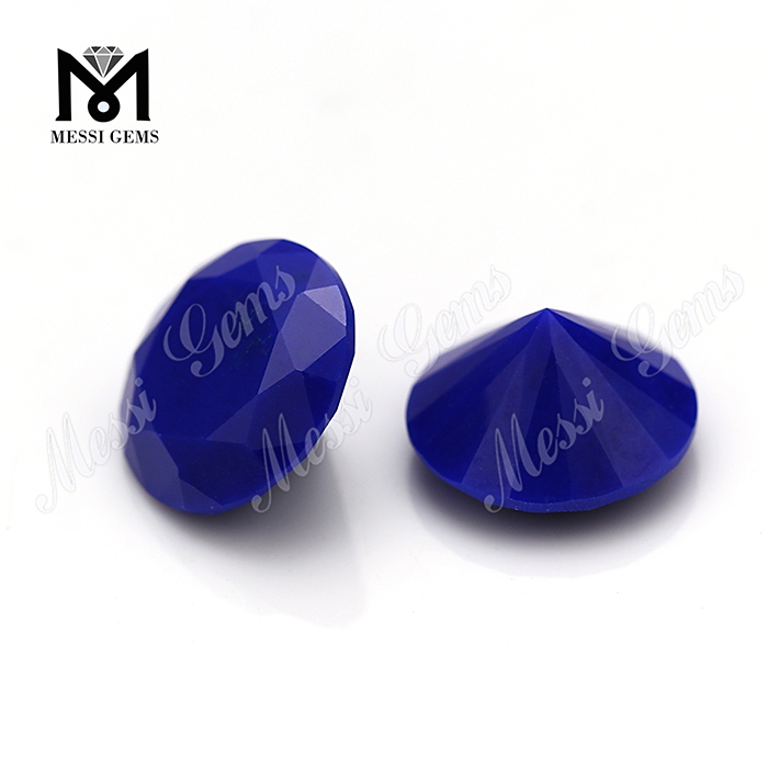 Piedras de lapislázuli natural de corte redondo de 10 mm de China
