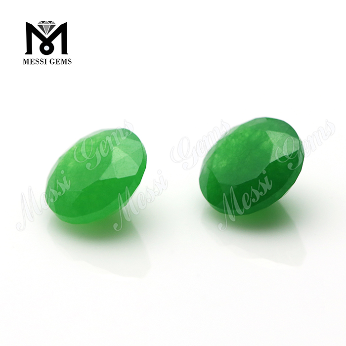 Gran oferta, jade facetado redondo de 8mm, jade verde natural suelto