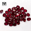 Piedras preciosas de corindón rojo de color rubí sintético suelto #7