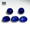 Laboratorio de cabujón ovalado creó gemas de zafiro estrella azul para hacer anillos