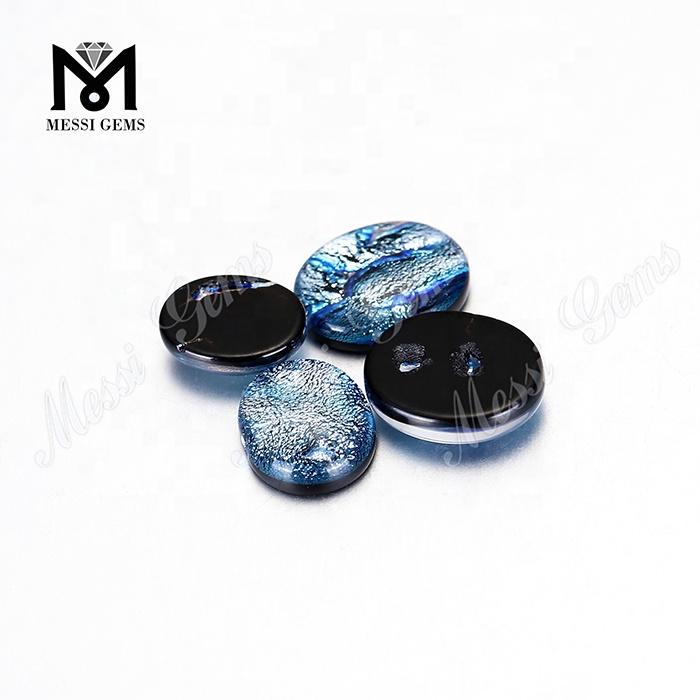Piedras preciosas de amolita de cabujón únicas/Piedra de amolita de vidrio