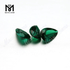 Piedra preciosa esmeralda creada en laboratorio 6x9 Esmeralda verde en forma de pera para anillo