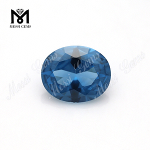 Gemas de espinela sueltas de piedras azules facetadas ovaladas #120 de calidad AAA a la venta