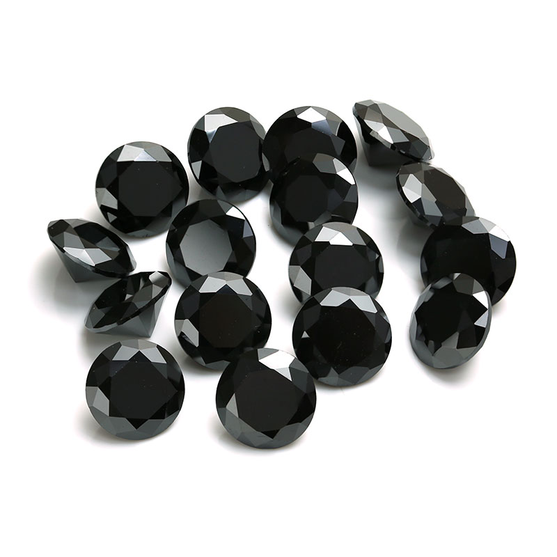 Moissanite chino suelto, precio aproximado por quilate, diamante moissanite negro