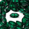 marquesa de color verde esmeralda sintética nano piedra preciosa suelta
