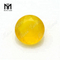 Piedra preciosa suelta de ágata amarilla natural redonda de 8 mm