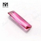 venta al por mayor piedra de cristal de baguette de zafiro rosa de 8x24 mm