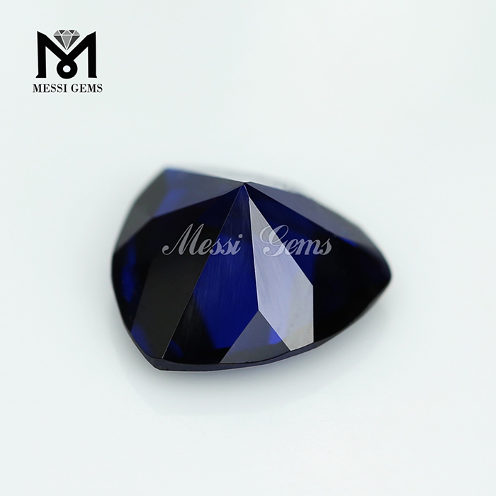 billones de piedras sintéticas cortadas espinela azul oscuro, gema espinela azul