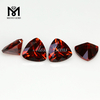 12 x 12 mm Piedra de circonita cúbica color granate talla trillón