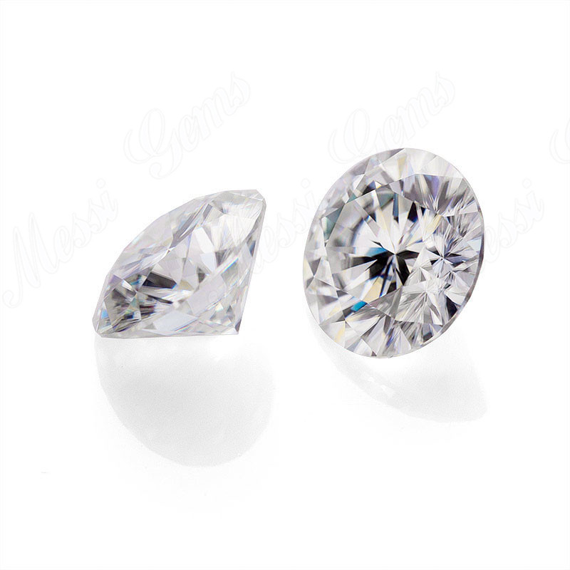 Diamante moissanite suelto Corte brillante DEF Clear WHITE VVS Moissanite sintético