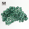 Precio de fábrica 8x10mm Piedra preciosa de corte ovalado Cuarzo verde sintético suelto