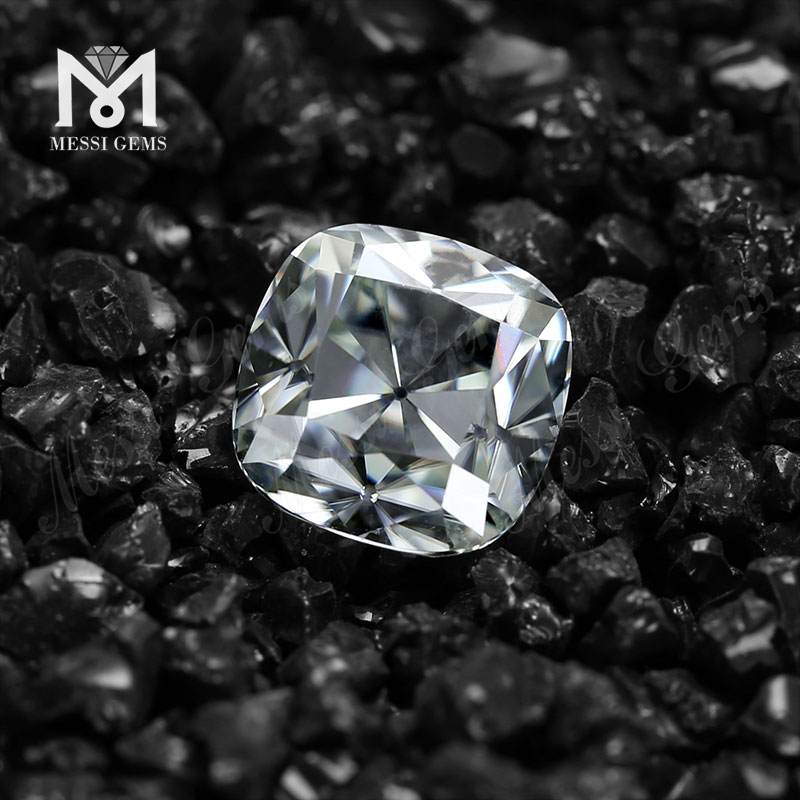 Venta al por mayor 8x8mm 3cts moissanite diamante viejo europeo antiguo corte de mina cojín sintético moissanita suelta
