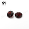 Precio de piedras preciosas de granate rojo natural de corte redondo de 9 mm barato chino