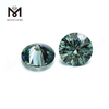 Diamante moissanite suelto Redondo Corte brillante 5 mm Piedra preciosa Moissanite verde en bruto