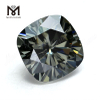 Precio de fábrica de 8 mm moissanite diamante cojín corte moissanite gris suelto precio por quilate