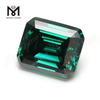 Diamante de moissanita verde talla esmeralda Laboratorio creado Piedras preciosas sueltas Octágono