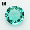 Cuentas de vidrio de color Paraiba de piedras preciosas sueltas de 8,0 mm