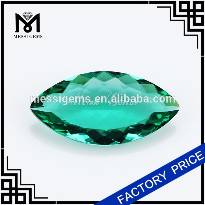 Venta al por mayor de piedras de vidrio paraiba talla marquesa de 8x19 mm.
