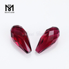 Lágrima 7,5 x 15 mm Venta al por mayor Piedra de vidrio rojo
