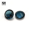 Piedras de cristal facetado esmeralda azul para joyería.