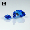 Abalorio de vidrio de topacio azul de 8 x 19 mm de corte marquesa doble Briolette para la fabricación de joyas