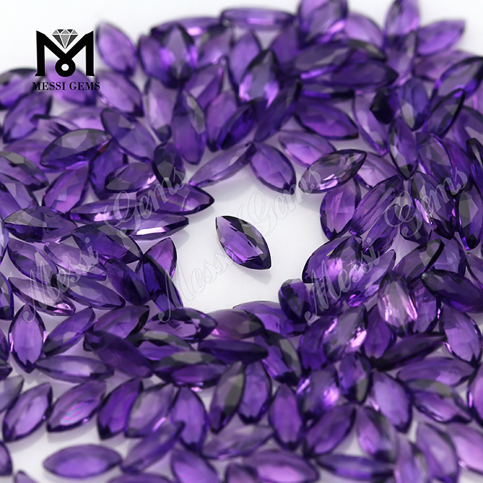 Piedras de cuarzo amatista natural de forma elegante para la fabricación de joyas