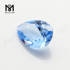 Venta al por mayor 106 # piedra de espinela azul piedra preciosa de espinela sintética cortada en pera
