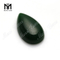 Precio al por mayor en forma de pera 14x24mm piedra de jade verde