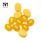 Cuentas de ágata amarilla de piedras preciosas de cabujón ovalado de venta directa de fábrica