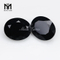 Gemas de piedra de cristal de color negro de corte ovalado de China de 7x9 mm