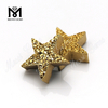 Moda Druzy Star Cut Druzy Agate 24K Oro Natural Druzy Stone