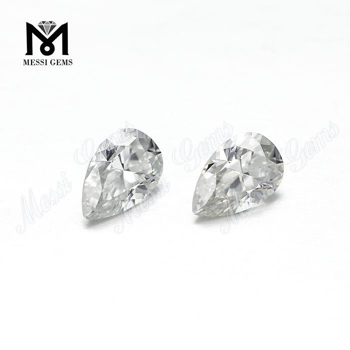 Precio al por mayor de Moissanites de piedras preciosas sueltas de corte de pera DEF
