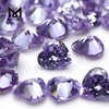 Piedra cz de color de fábrica, piedra preciosa de zirconia cúbica lavanda suelta