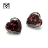 Fábrica de Wuzhou, gemas sueltas de alta calidad, corazón de zirconia cúbica de 6mm, Rodolita