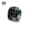 Precio de fábrica de 8 mm moissanite diamante cojín corte moissanite gris suelto precio por quilate