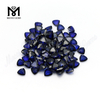 Corindón azul zafiro cultivado en laboratorio de 8,0 mm de corte triangular # 34