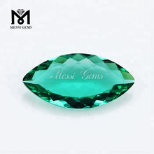 Venta al por mayor de alta calidad Paraiba Color Marquesa Corte 15 x 30 mm Piedra de cristal de piedras preciosas