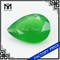 Piedra de ágata verde esmeralda natural en bruto de corte de fábrica