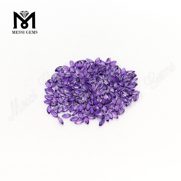 Piedras de cuarzo amatista natural de forma elegante para la fabricación de joyas