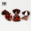 12 x 12 mm Piedra de circonita cúbica color granate talla trillón